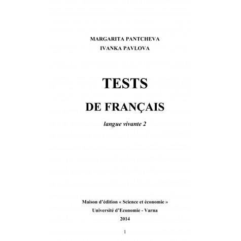 TESTS DE FRANCAIS